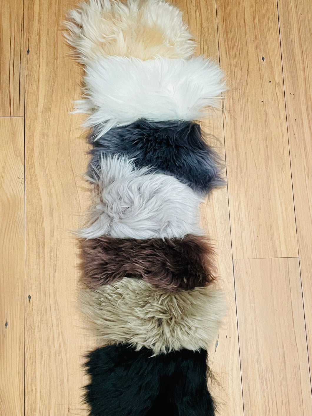 Sheepskin colour sample